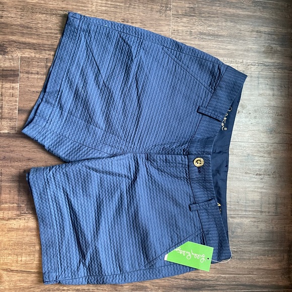 Lilly Pulitzer true navy Jayne shorts - Picture 3 of 7